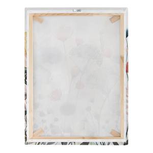 Canvas Fiori in estate III Bianco - 60 x 80 x 2 cm - Larghezza: 60 cm