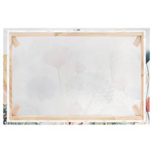 Canvas Fiori in estate I - Bianco - 60 x 40 x 2 cm - Larghezza: 60 cm