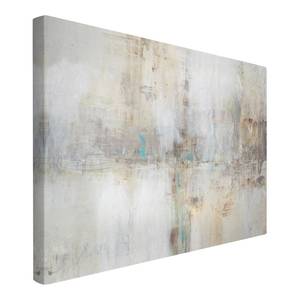 Impression sur toile Essence I Gris - 120 x 80 x 2 cm - Largeur : 120 cm