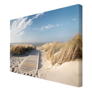 Canvas Spiaggia Mar Baltico IV Beige - 120 x 80 x 2 cm - Larghezza: 120 cm