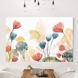 Canvas Fiori in estate VIII Multicolore - 120 x 80 x 2 cm - Larghezza: 120 cm