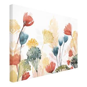 Afbeelding Wilde Bloemen in Zomer VIII meerdere kleuren - 120 x 80 x 2 cm - Breedte: 120 cm