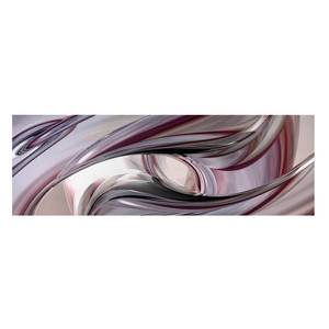 Impression sur toile Illusionary IV Violet - 120 x 40 x 2 cm - Largeur : 120 cm