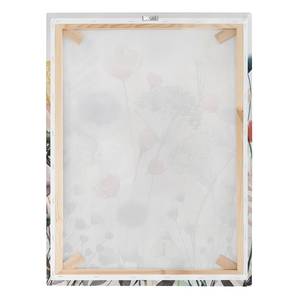 Canvas Fiori in estate IV Bianco - 60 x 80 x 2 cm - Larghezza: 60 cm