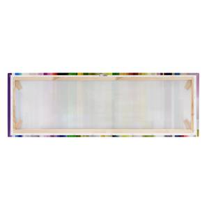 Impression sur toile Rainbow Cubes II Multicolore - 150 x 50 x 2 cm - Largeur : 150 cm