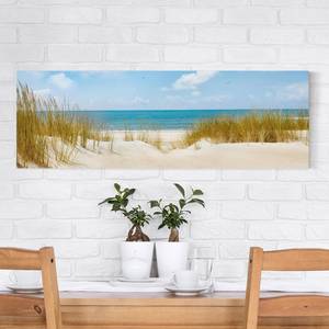 Afbeelding Strand Noordzee II beige - 120 x 40 x 2 - Breedte: 120 cm
