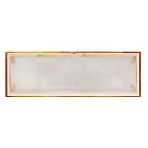 Impression sur toile Été indien II Orange - 120 x 40 x 2 cm - Largeur : 120 cm
