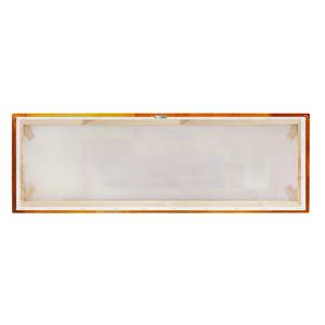 Leinwandbild Indischer Sommer II Orange - 120 x 40 x 2 cm - Breite: 120 cm