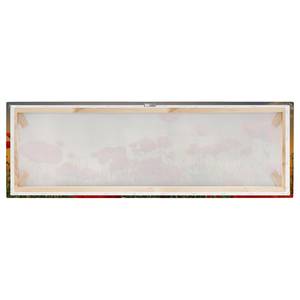 Afbeelding Klaprozenveld II rood - 120 x 40 x 2 cm - Breedte: 120 cm