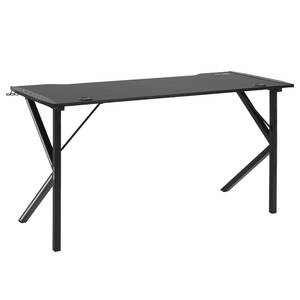 LED-gaming tafel Evinston II zwart