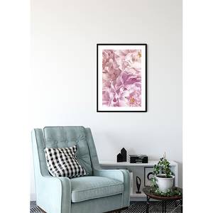 Wandbild Soave Papier - Rosa