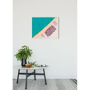 Wandbild South Beach Papier - Mehrfarbig