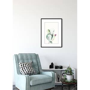 Poster Prickly Pear Watercolor Carta - Multicolore