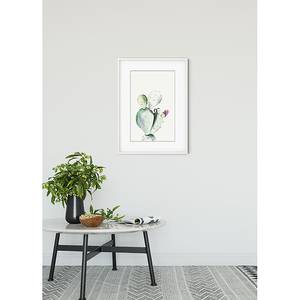 Wandbild Prickly Pear Watercolor Papier - Mehrfarbig