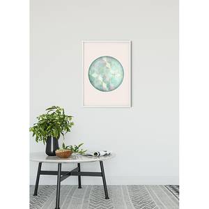 Tableau déco Mosaik Circle Papier - Vert