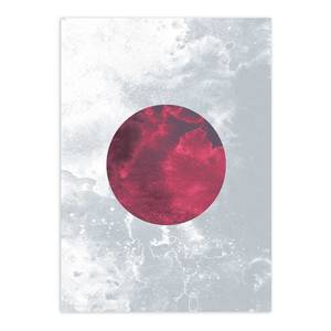 Wandbild Solum Aqua Papier - Rot