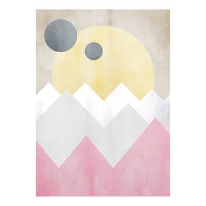 Wandbild Sunrise Spring Papier - Rosa