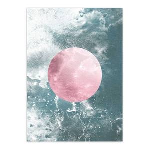 Wandbild Solum Aqua Papier - Rosa