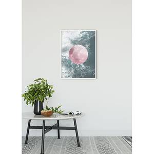 Wandbild Solum Aqua Papier - Rosa