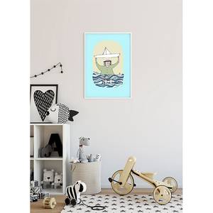 Poster Paper Ship Carta - Multicolore