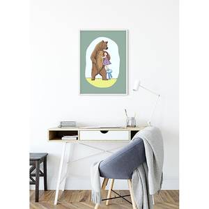 Poster Lili and Bear Carta - Multicolore