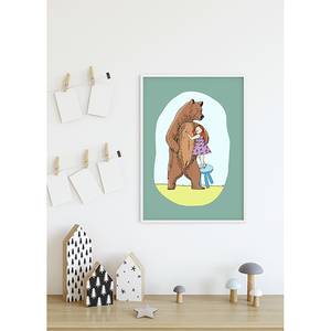 Poster Lili and Bear Carta - Multicolore