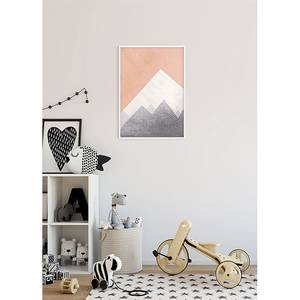 Afbeelding Wild and Free Mountain papier - oranje/wit