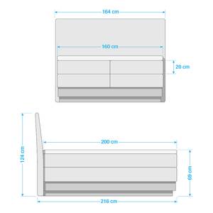 Boxspring Merkur Microvezel Atea: Modder - 160 x 200cm - Tweepersoonsmatras H2/H3