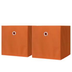 Boîte pliable Boxas Orange - Lot de 2