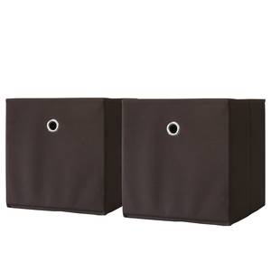Opvouwbare box Boxas Donkerbruin - Set van 2