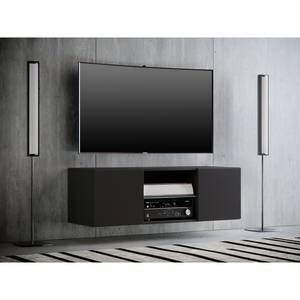 Meuble TV Jusa Noir - Largeur : 115 cm