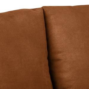 Ecksofa Gatsby Antiklederlook - Microfaser Zaira: Cognac - Longchair davorstehend links