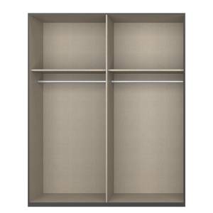 Armoire SKØP pure gloss reflect Blanc brillant / Graphite - 181 x 222 cm