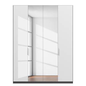 Armoire SKØP pure gloss reflect Blanc brillant / Graphite - 181 x 222 cm