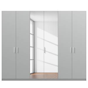 Drehtürenschrank SKØP pure reflect Seidengrau - 270 x 236 cm