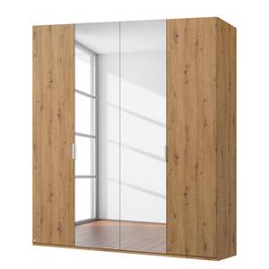 Drehtürenschrank SKØP pure reflect Eiche Artisan Dekor - 181 x 222 cm