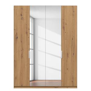 Drehtürenschrank SKØP pure reflect Eiche Artisan Dekor - 181 x 222 cm