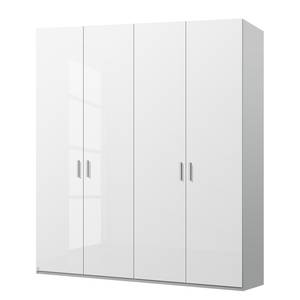 Armoire SKØP pure gloss Blanc brillant / Gris soie - 181 x 236 cm