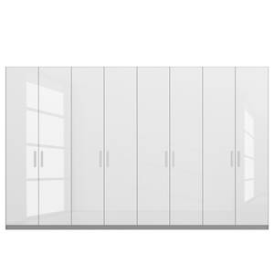 Armoire SKØP pure gloss Blanc brillant / Gris soie - 360 x 222 cm