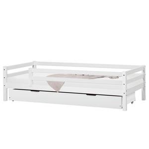 Lit Hoppekids Basic II (2 éléments) Blanc - Bois massif - En partie en bois massif - 98 x 56 x 208 cm