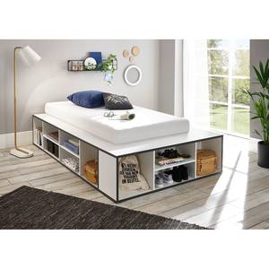 Letto Lara Bianco - Materiale a base lignea - 140 x 43 x 234 cm