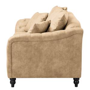 Sofa Lovis (3-Sitzer) Microfaser - Microfaser Rica: Beige