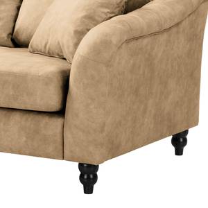 Sofa Lovis (3-Sitzer) Microfaser - Microfaser Rica: Beige