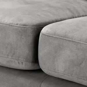 Sofa Lovis (3-Sitzer) Samt - Samt Tomi: Grau