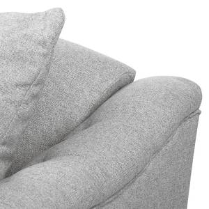 Sofa Lovis (3-Sitzer) Webstoff - Webstoff Jazy: Hellgrau