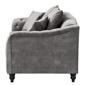 Sofa Lovis (2-Sitzer) Samt - Samt Tomi: Grau