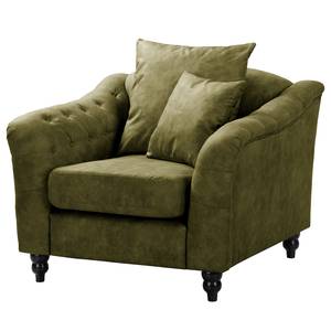 Fauteuil Lovis Microvezel Rica: Antiek groen