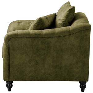 Fauteuil Lovis Microfibre Rica: Vert vieilli