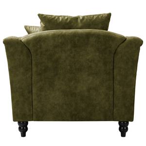 Fauteuil Lovis Microfibre Rica: Vert vieilli