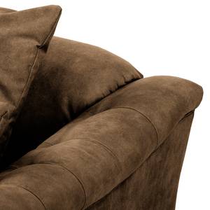 Fauteuil Lovis Microfibre Rica: Marron